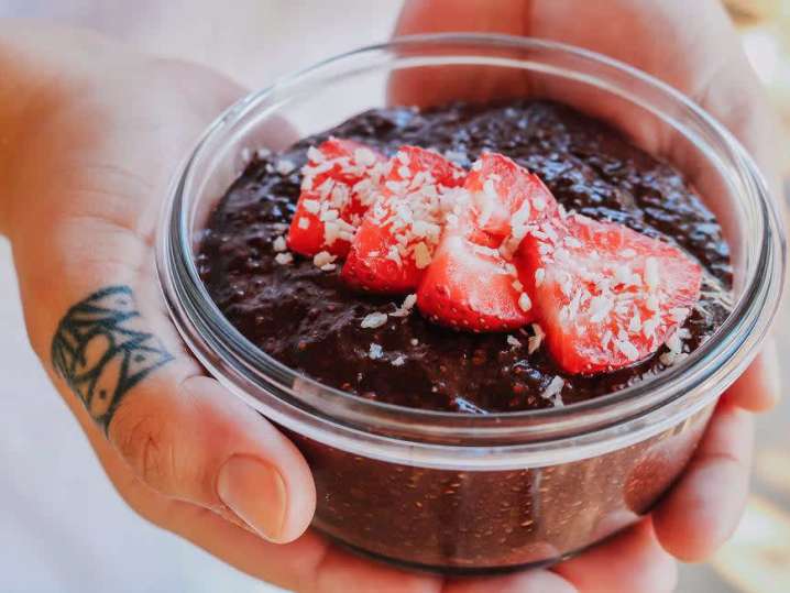 chocolate chia seed pudding | Classpop Shot