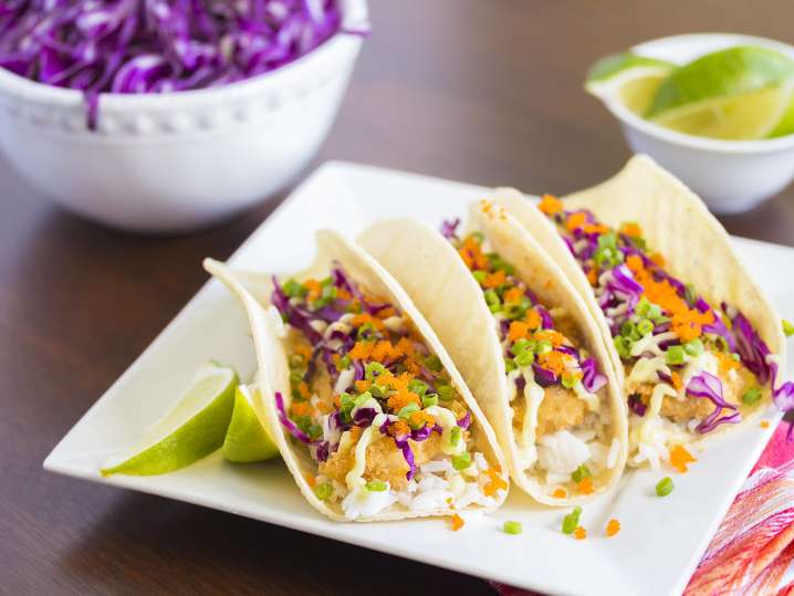 Fish tacos with purple cabbage | Classpop Shot