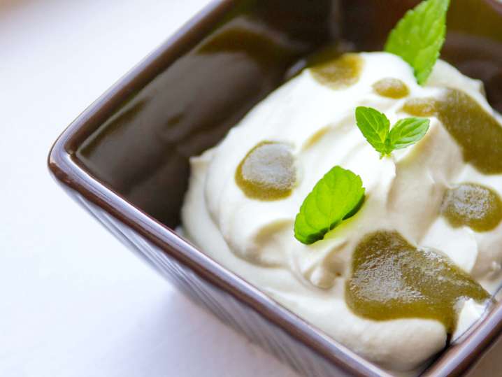 matcha coconut pudding | Classpop Shot