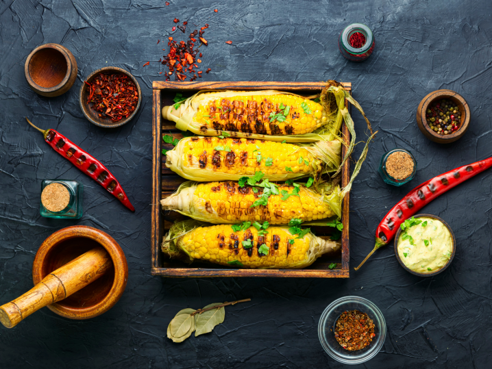 grilled street corn Shot