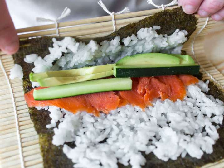 Chef rolling sushi Cozymeal | Classpop Shot