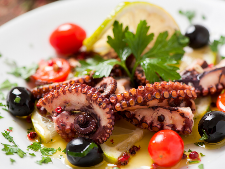 Roasted octopus salad | Classpop Shot