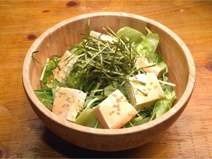 Tofu Salad With Sesame Dessing | Classpop Shot