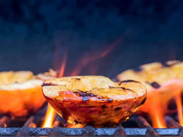 grilling peaches | Classpop Shot