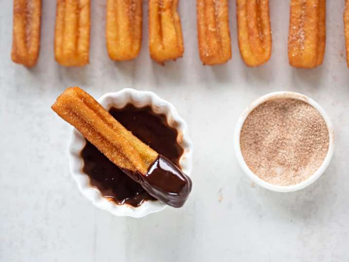 Churros in chocolate Cozymeal | Classpop Shot