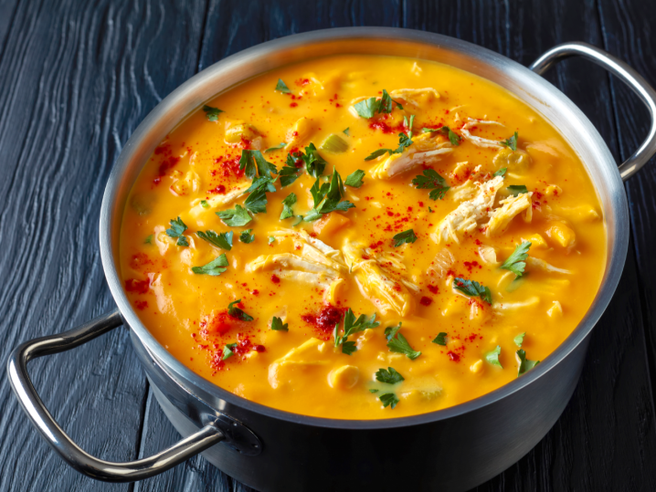 pumpkin and chicken soup | Classpop Shot