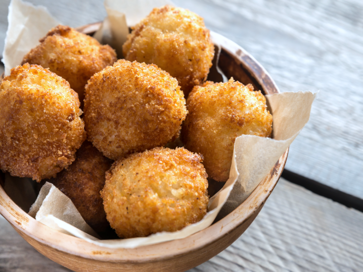 seafood boudin balls | Classpop Shot