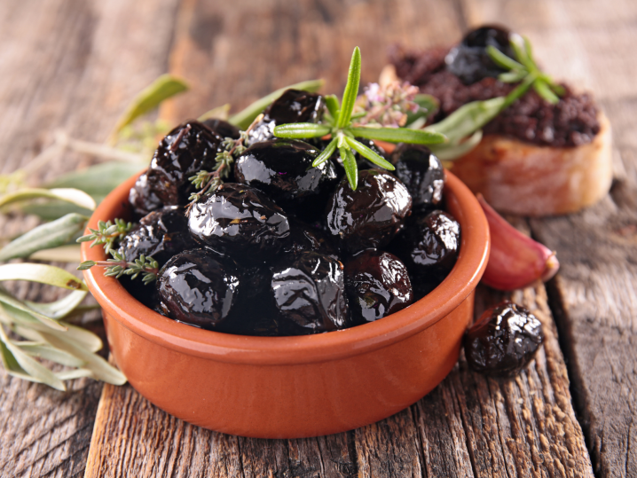 Tampa - black olives in bowl Shot