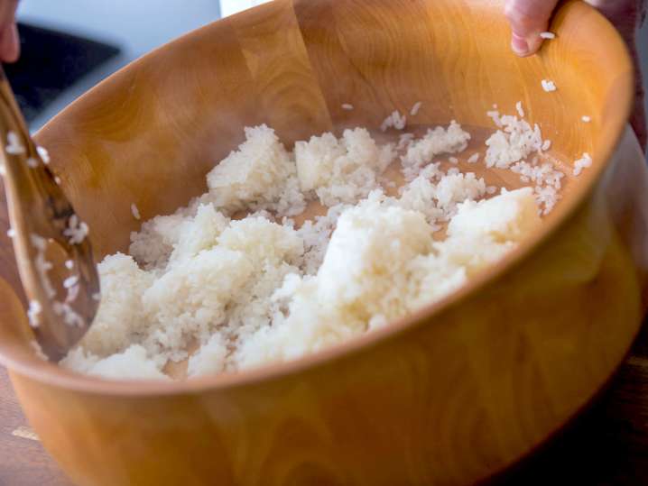 chef making homemade sushi rice | Classpop Shot