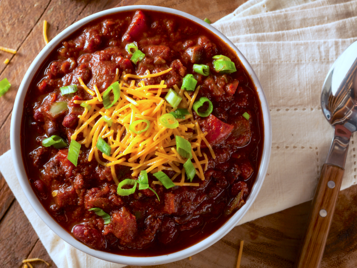 homemade beef and bean chili | Classpop Shot