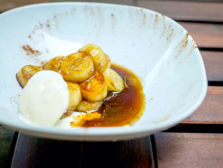 bananas foster with ice cream | Classpop Shot