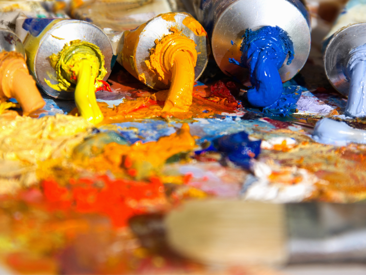 Omaha - oil paints in tubes Shot