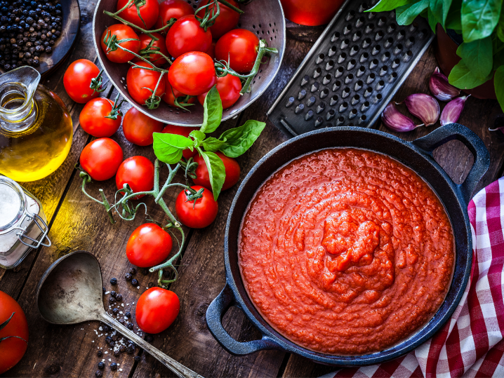 Sacramento - marinara and tomatoes Shot