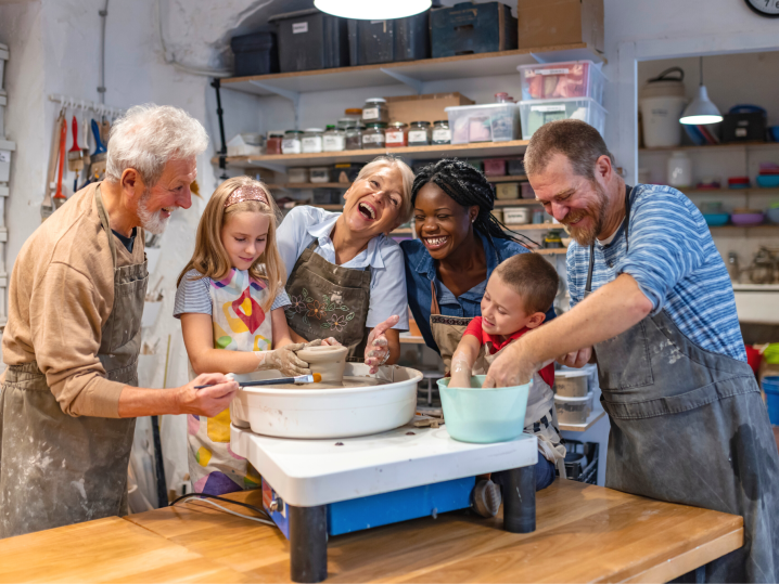 San Francisco - group pottery class Shot