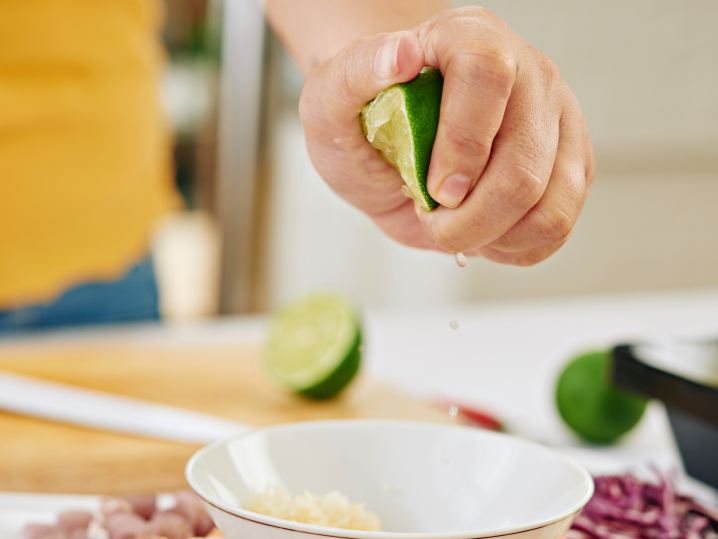 San Diego - squeezing fresh lime Shot