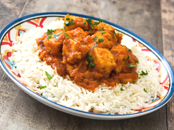 Bay Area - chicken tikka masala with rice Shot