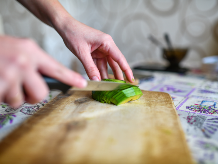 Salt Lake City - slicing avocado Shot