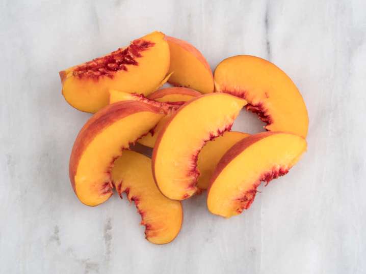 fresh sliced peaches | Classpop Shot