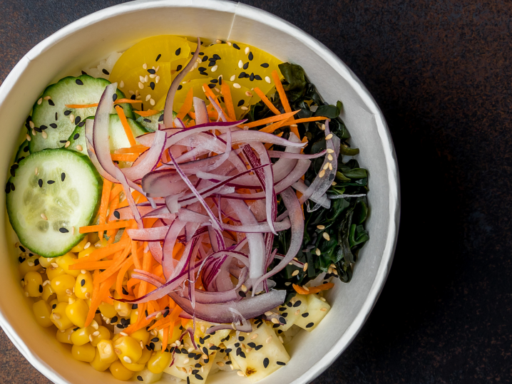 San Jose - vegetarian poke bowl Shot