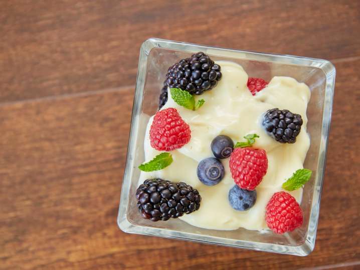 fruit with mascarpone cream | Classpop Shot