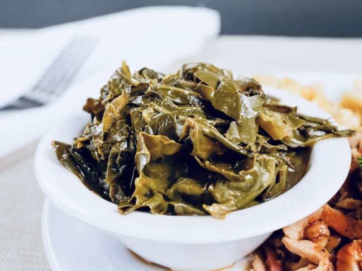 collard greens with ham hocks and bacon | Classpop Shot