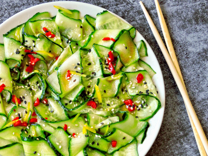 Austin - thai cucumber salad Shot