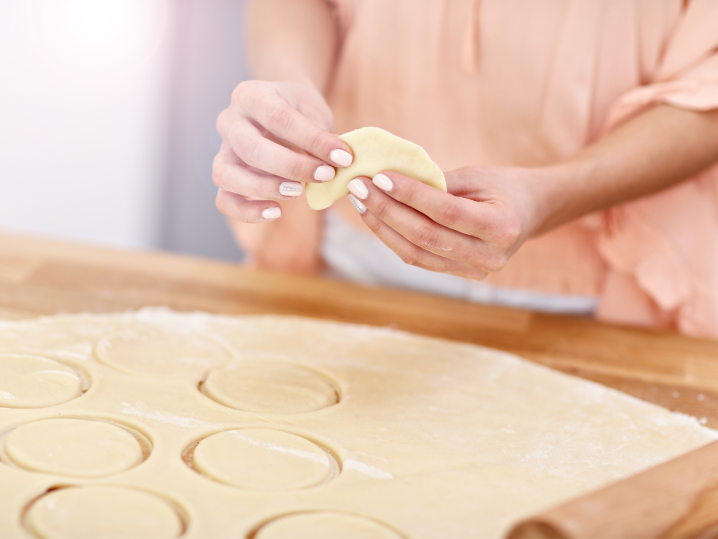 person making pierogies | Classpop Shot