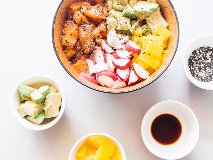 NYC - poke bowl ingredients Shot