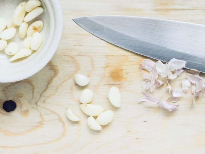 fresh sliced garlic | Classpop Shot