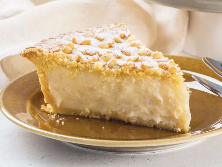 torta de la nonna piece of custard cream pie | Classpop Shot