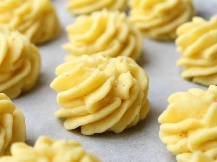 duchess potatoes getting ready for baking | Classpop Shot