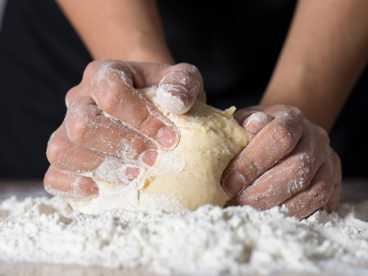 Sacramento - kneading pasta dough Shot