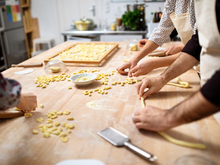 Sacramento - group pasta making class Shot