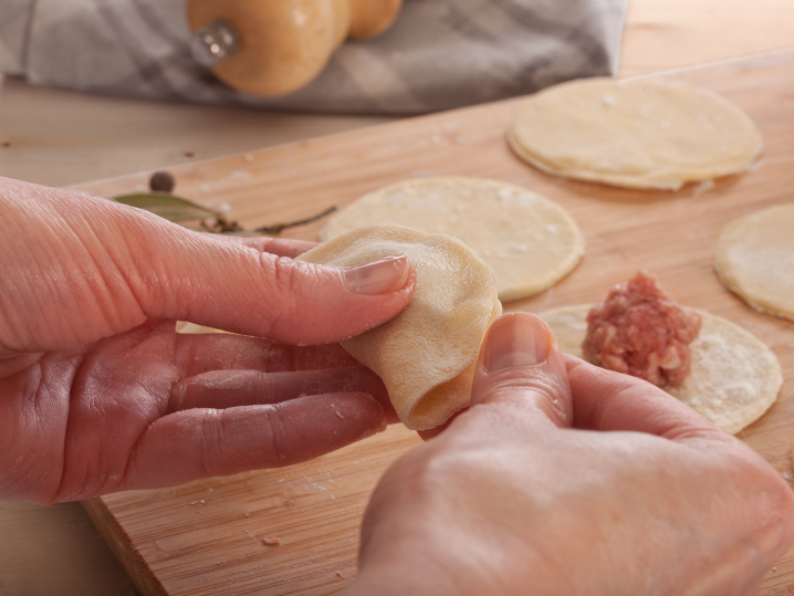 San Jose - how to fold dumplings Shot