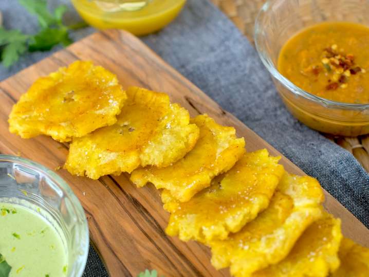 plantain patacones or tostones | Classpop Shot