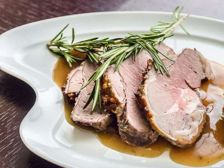 sliced lamb tenderloin | Classpop Shot