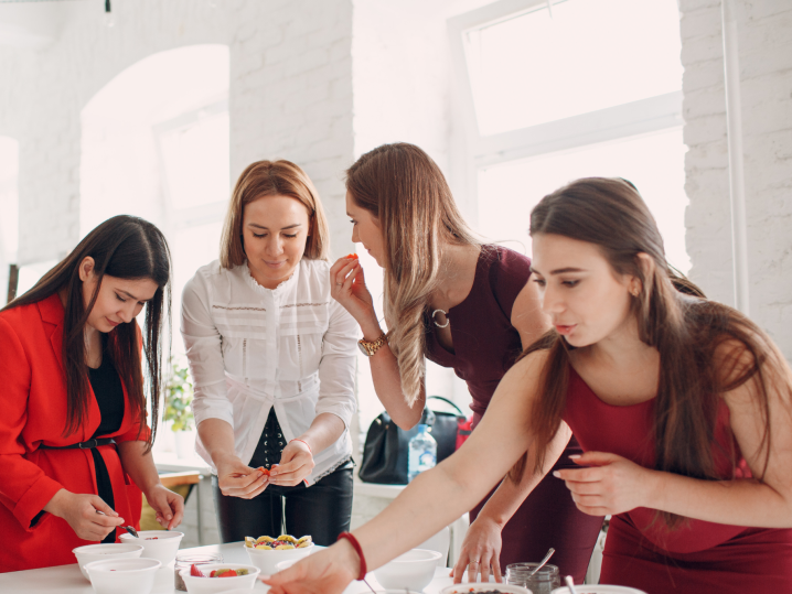 Dallas - group fondue class Shot