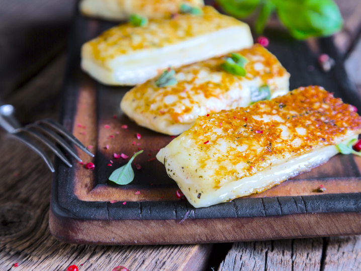 grilled vegan halloumi | Classpop Shot