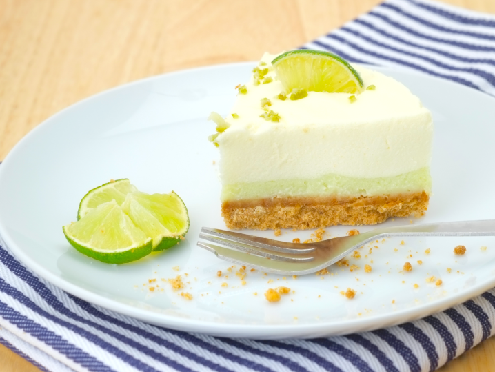 slice of key lime cheesecake | Classpop Shot