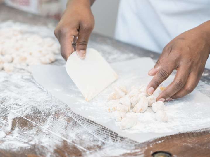 chef making gnocchi from scratch copy | Classpop Shot