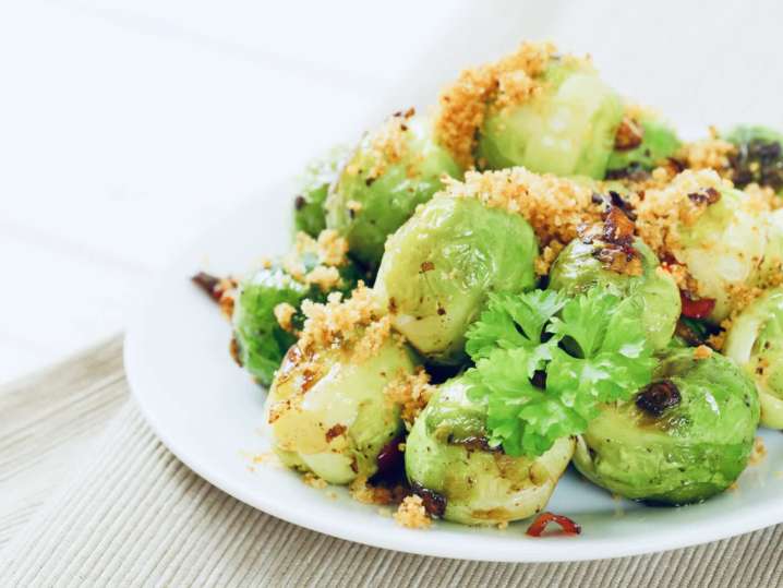 brown buttered Brussels sprouts | Classpop Shot