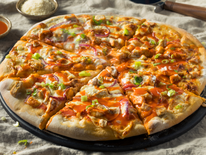 Tampa - buffalo chicken pizza Shot