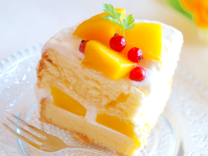 a slice of mango royale cake | Classpop Shot