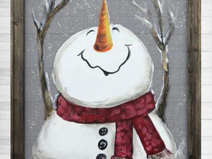 Paint and Sip - Sweet Snowy Smile - Houston | Classpop!