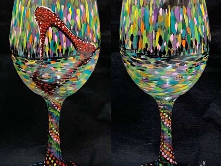 Paint and Sip - Stylized Wine Glasses - Houston | Classpop!