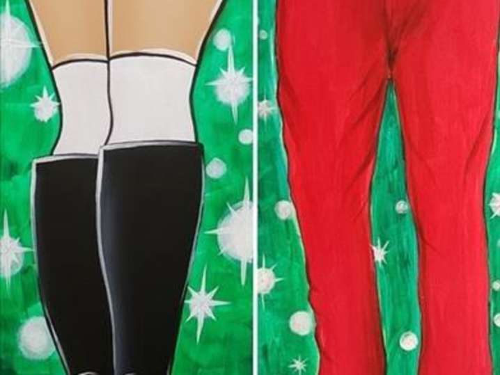 Paint and Sip - Flirty and Festive Pair - Houston | Classpop!