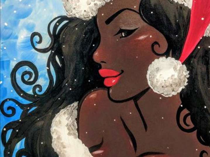 Paint and Sip - Custom Festive Snow Queen - Houston | Classpop!