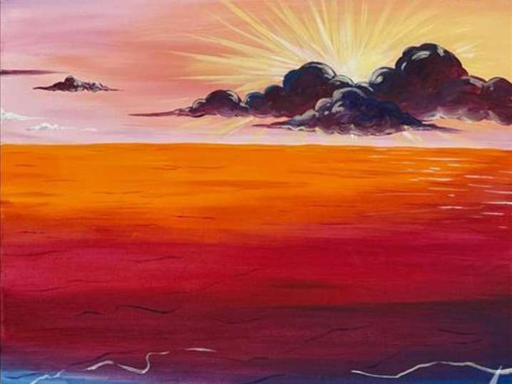 Paint and Sip - Colorful Skies and Sunrise - Houston | Classpop!