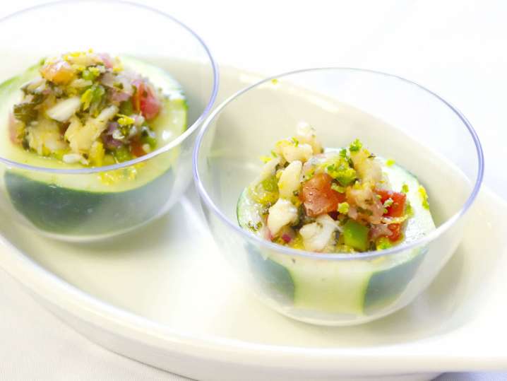 scallop ceviche | Classpop Shot