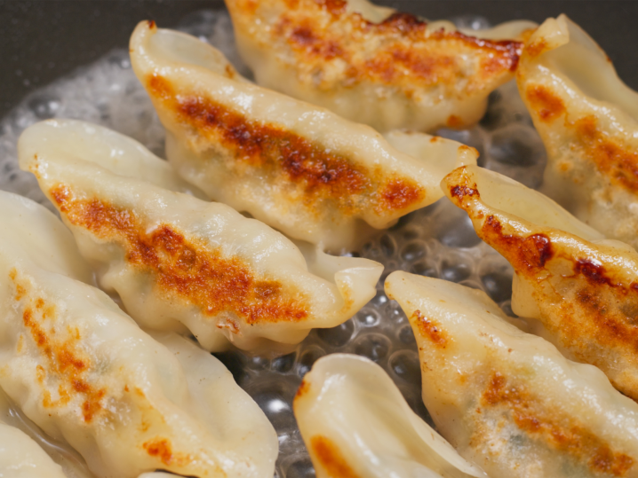 Philadelphia - fried dumplings Shot